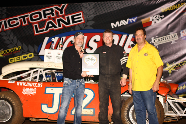 Jack Simmons in Victory Lane
