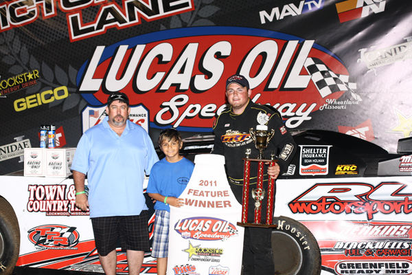 Rylan Long in Victory Lane