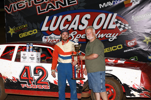 James Flood inVictory Lane
