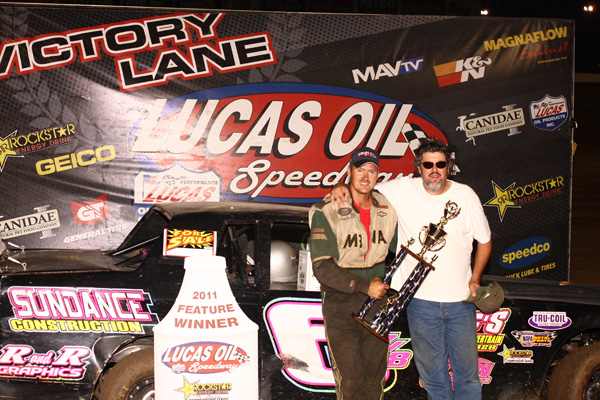 Sundance Keepper in Victory Lane