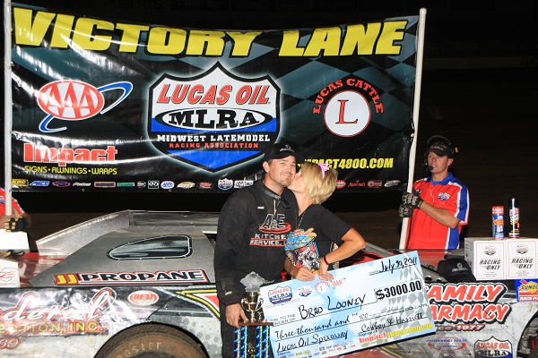 Looney in Victory Lane